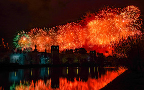 Fireworks marking 75th anniversary of Victory in Moscow