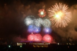 Fireworks marking 75th anniversary of Victory in Moscow