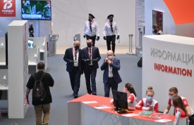 International Press Center's work at Manezh