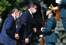Foreign countries leaders arrive at Moscow Kremlin