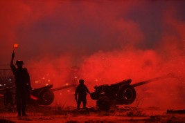 Fireworks across Russia marking 75th anniversary of Victory in World War II
